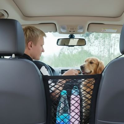 Filet chien voiture 