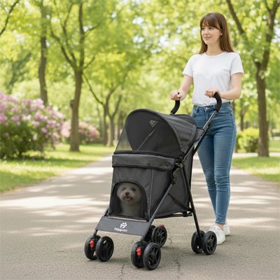 Poussette pour chien 